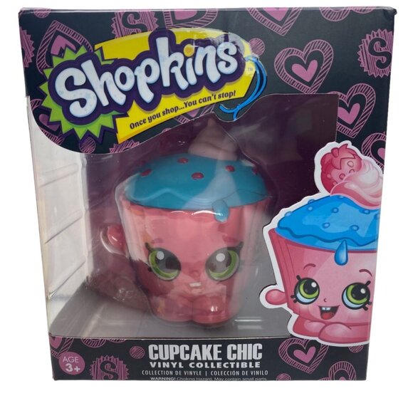 Shopkins Cupcake Chic Vinyl Collectible Toy Pink & Blue By Funko 2016 - Picture 10 of 10